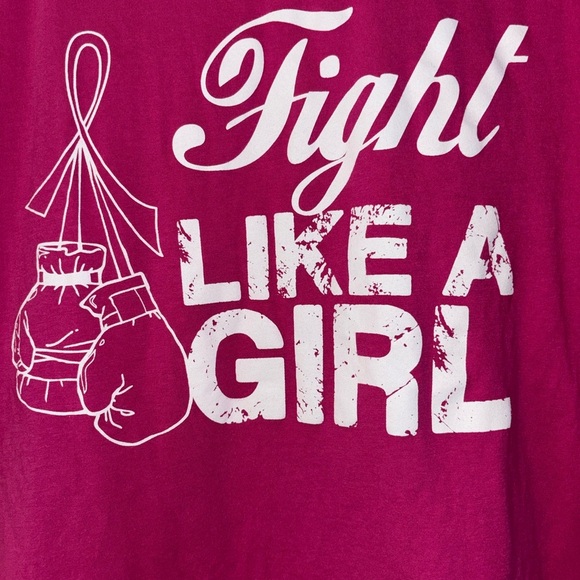 Bella Canvas Fuchsia Tee - Picture 5 of 7